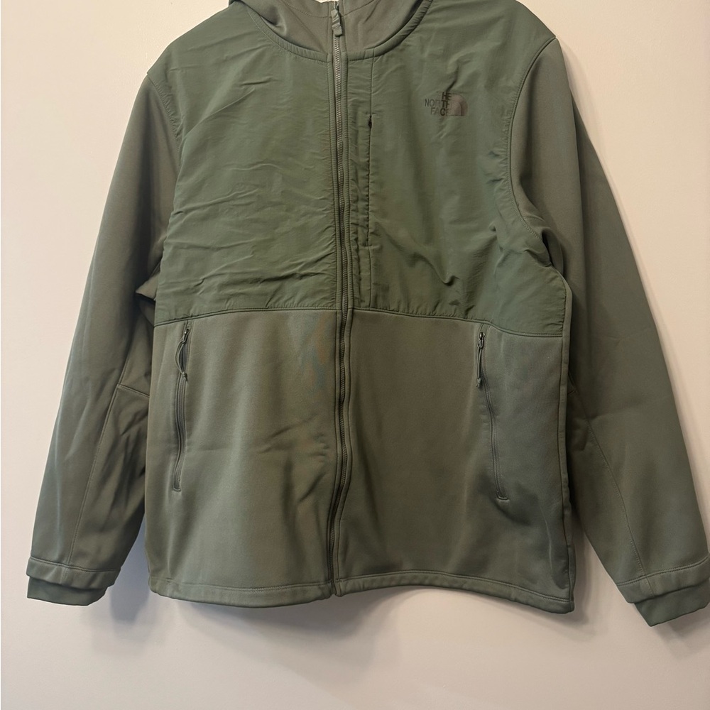 The North Face Olive Green Full-Zip Jacket Windwall